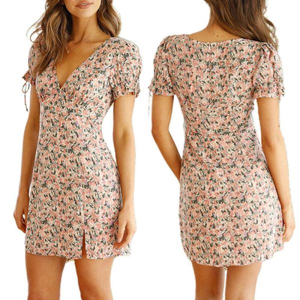 women's swimwear women ladies summer v neck short dress floral print sundress beach holiday, White;black
women's swimwear women ladies summer v neck short dress floral print sundress beach holiday, White;black