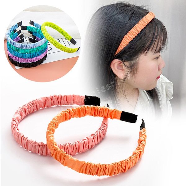 candy color thin hair hoops women cute colorful pleated bubble headbands fashion hair accessories simple ruched satin head hoop, Slivery;white
candy color thin hair hoops women cute colorful pleated bubble headbands fashion hair accessories simple ruched satin head hoop, Slivery;white