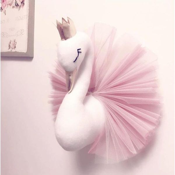 decorative objects & figurines kids room decor white swan stuffed pink wall for baby girl nursery decoration 3d
decorative objects & figurines kids room decor white swan stuffed pink wall for baby girl nursery decoration 3d