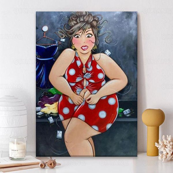 paintings fat lady women life cartoons poster canvas painting posters and prints pictures decoration wall art for bedroom decor home
paintings fat lady women life cartoons poster canvas painting posters and prints pictures decoration wall art for bedroom decor home