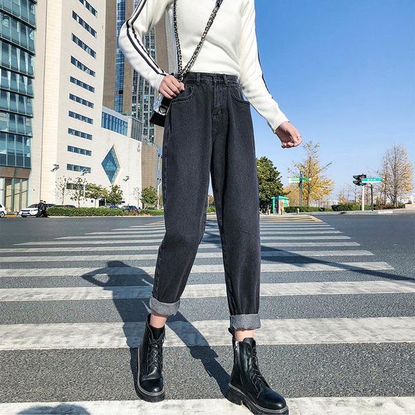 spijkerbroeken dames high waist jean baggy femme loose flaired pants wide jeans woman cropped harem straight women women's, Blue
spijkerbroeken dames high waist jean baggy femme loose flaired pants wide jeans woman cropped harem straight women women's, Blue