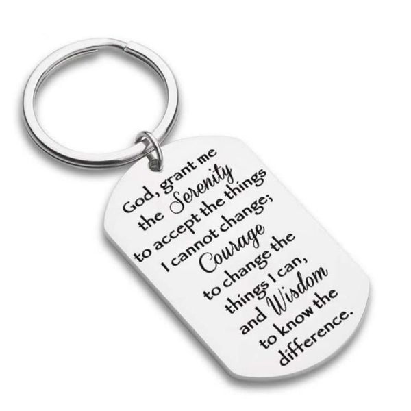 keychains christian keychain serenity prayer gift sobriety recovery gifts religious for woman men teen boy girls key ring, Silver
keychains christian keychain serenity prayer gift sobriety recovery gifts religious for woman men teen boy girls key ring, Silver