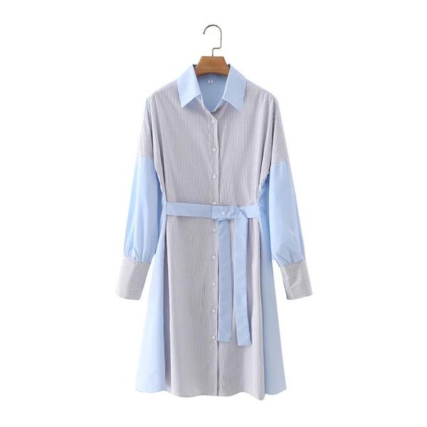 casual dresses women striped splicing shirt dress female turndown collar long sleeve clothes leisure lady loose vestido d8092, Black;gray
casual dresses women striped splicing shirt dress female turndown collar long sleeve clothes leisure lady loose vestido d8092, Black;gray