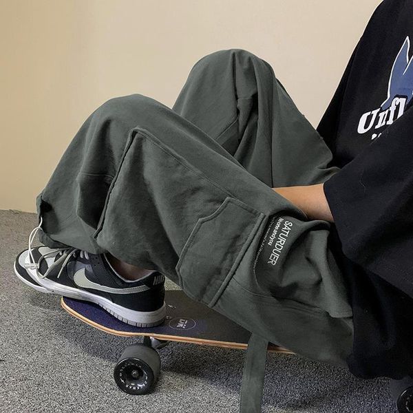 men's jeans cargo pants men trousers summer korean trend high street pocket drawstring feet straight loose casual wide-leg vintage, Blue
men's jeans cargo pants men trousers summer korean trend high street pocket drawstring feet straight loose casual wide-leg vintage, Blue