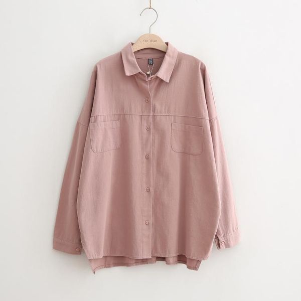 women's blouses & shirts 2021 spring cotton and linen long sleeve shirt mori girl loose vintage turndown collar blouse women, White
women's blouses & shirts 2021 spring cotton and linen long sleeve shirt mori girl loose vintage turndown collar blouse women, White