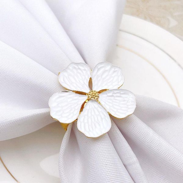 napkin rings white flower set of 6/12 metal gold for wedding party holder dining table and daily use
napkin rings white flower set of 6/12 metal gold for wedding party holder dining table and daily use