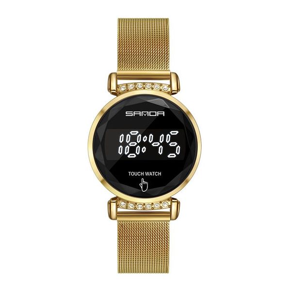wristwatches drop women watch led light touch screen digital watches waterproof ladies wristwatch relogio feminino 8007, Slivery;brown
wristwatches drop women watch led light touch screen digital watches waterproof ladies wristwatch relogio feminino 8007, Slivery;brown