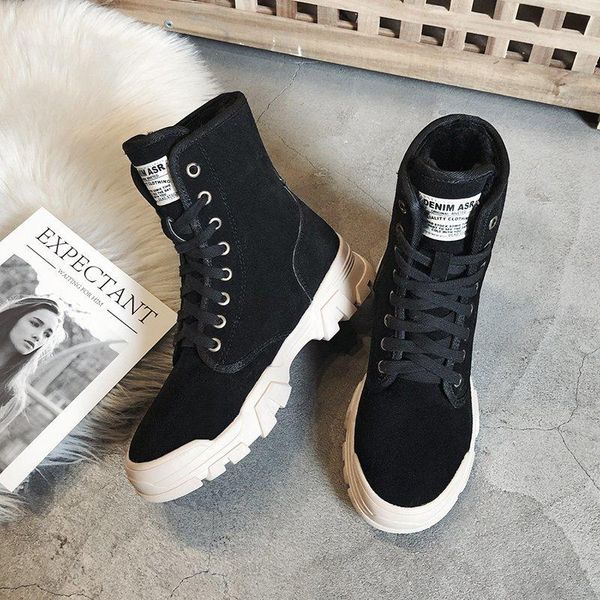 boots women warm ankle fashion thick sole casual shoes winter short snow footwear size 29-43, Black
boots women warm ankle fashion thick sole casual shoes winter short snow footwear size 29-43, Black