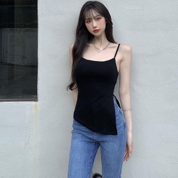 women's tanks & camis women thin vest slim fashion tank summer strap basic breathable fitness, White
women's tanks & camis women thin vest slim fashion tank summer strap basic breathable fitness, White