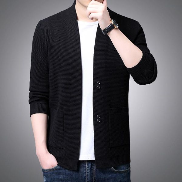 mens o-neck wool cardigan pocket perfect quality autumn winter soft long sleeve jacket knitted casual male sweater drop men's sweaters, White;black
mens o-neck wool cardigan pocket perfect quality autumn winter soft long sleeve jacket knitted casual male sweater drop men's sweaters, White;black