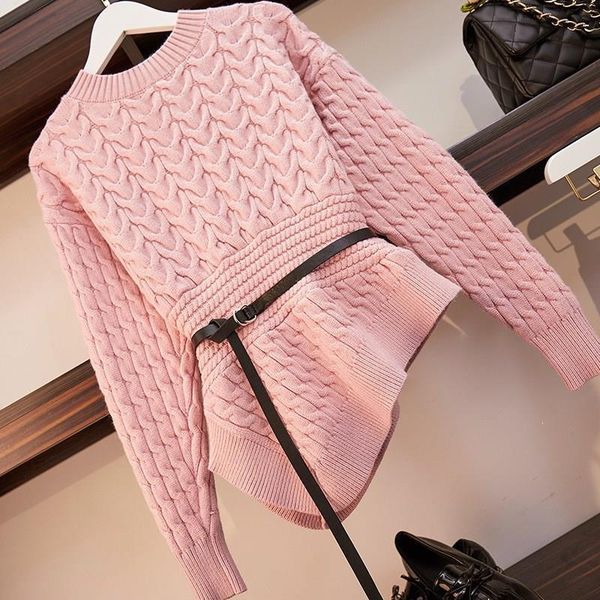 two piece dress irregular sweaters mesh skirts sets long sleeve jumpers ruffles midi skirt knitted suits women outfits, White
two piece dress irregular sweaters mesh skirts sets long sleeve jumpers ruffles midi skirt knitted suits women outfits, White