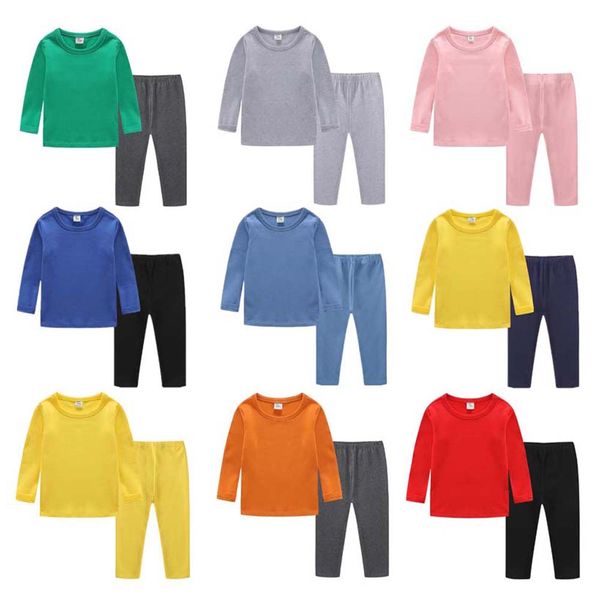 kid spring sleepwear childrens clothing pure color long sleeve cotton soft kid warm pajamas baby boys girls pants set, White
kid spring sleepwear childrens clothing pure color long sleeve cotton soft kid warm pajamas baby boys girls pants set, White