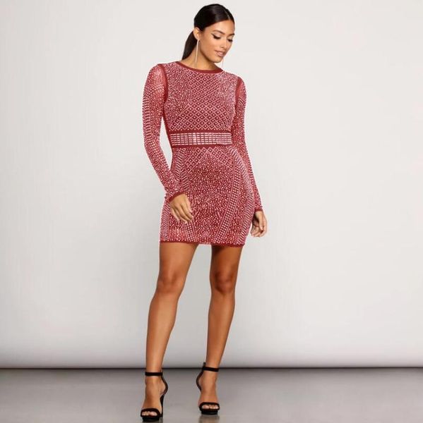 casual dresses rhinestone beaded mesh bodycon bandage dress mini see through luxury glitter club midi elegant vestidos sparkly, Black;gray
casual dresses rhinestone beaded mesh bodycon bandage dress mini see through luxury glitter club midi elegant vestidos sparkly, Black;gray