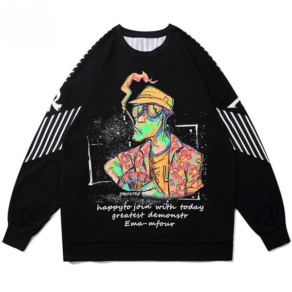 men's hoodies & sweatshirts sweatshirt men hip hop old man print thin pullover o-neck high street harajuku hipster couple spring street, Black
men's hoodies & sweatshirts sweatshirt men hip hop old man print thin pullover o-neck high street harajuku hipster couple spring street, Black