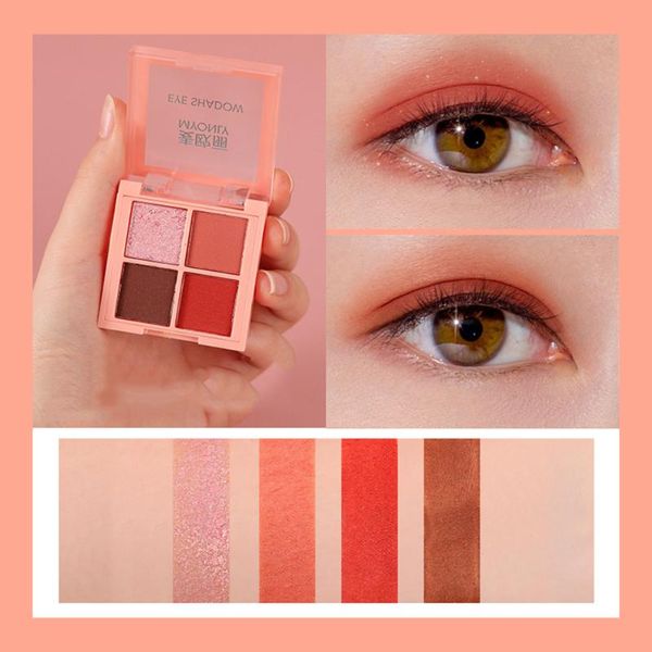 eye shadow 4 colors shimmer shine eyeshadow palette glitter matte pallete long lasting shiny waterproof makeup pigment
eye shadow 4 colors shimmer shine eyeshadow palette glitter matte pallete long lasting shiny waterproof makeup pigment