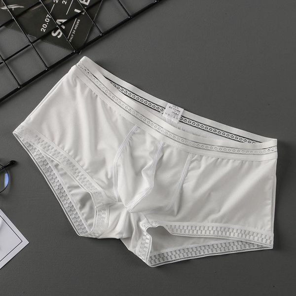 underpants 2021 ice silk men underwear seamless transparent boxer shorts ultra-thin breathable comfortable soft panties, Black;white
underpants 2021 ice silk men underwear seamless transparent boxer shorts ultra-thin breathable comfortable soft panties, Black;white