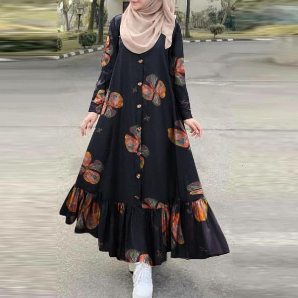 casual dresses spring floral printed maxi women muslim dress zanzea vintage 2021 ladies long sleeve ruffled sundress plus size 4a5, Black;gray
casual dresses spring floral printed maxi women muslim dress zanzea vintage 2021 ladies long sleeve ruffled sundress plus size 4a5, Black;gray