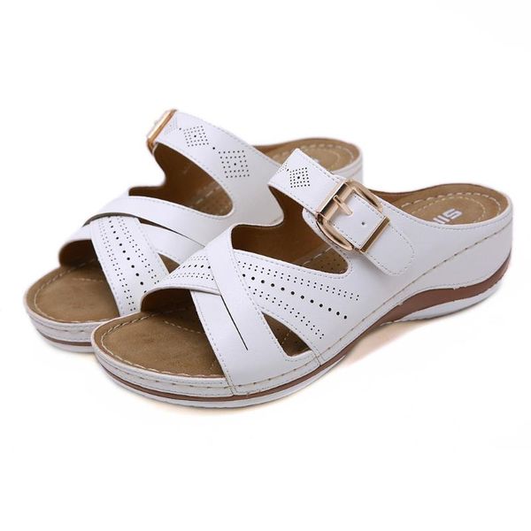 slippers women summer open toe hook loop comfy sandals casual wedges non-slip vintage roman large size, Black
slippers women summer open toe hook loop comfy sandals casual wedges non-slip vintage roman large size, Black