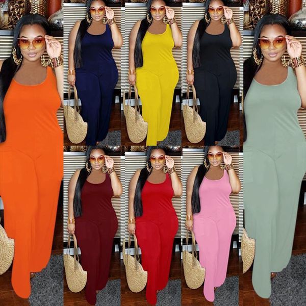 loose round neck sleeveless womens jumpsuits wide leg european and american one piece women pants plus size red orange, Black;white
loose round neck sleeveless womens jumpsuits wide leg european and american one piece women pants plus size red orange, Black;white