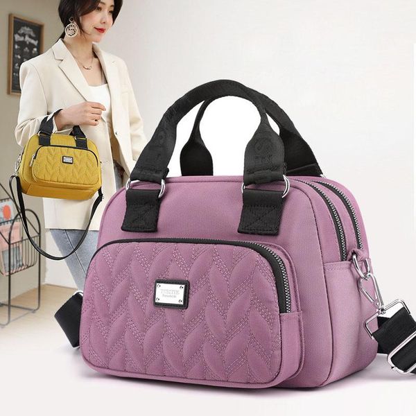fashion casual cross body shoulder bag women's nylon ladies handbag zipper small messenger crossbody bags for women light purple
fashion casual cross body shoulder bag women's nylon ladies handbag zipper small messenger crossbody bags for women light purple