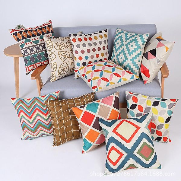 cushion/decorative pillow linen cover abstract colorful geometric pattern art short plush pillowcase 18x18in car and sofa cushion 45x45cm
cushion/decorative pillow linen cover abstract colorful geometric pattern art short plush pillowcase 18x18in car and sofa cushion 45x45cm