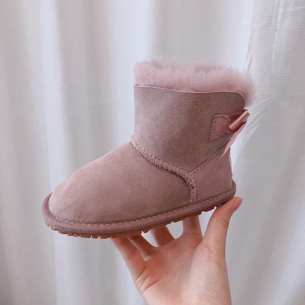 children winter snow boots girls genuine leather shoes sheepskin and sheep fur footwear toddler baby, Black;grey
children winter snow boots girls genuine leather shoes sheepskin and sheep fur footwear toddler baby, Black;grey