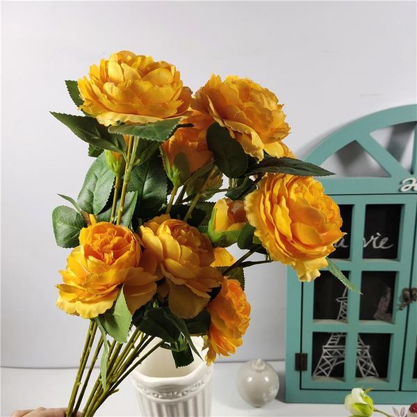decorative flowers & wreaths beautiful rose peony artificial silk three head flower branch diy home party wedding decoration fake
decorative flowers & wreaths beautiful rose peony artificial silk three head flower branch diy home party wedding decoration fake