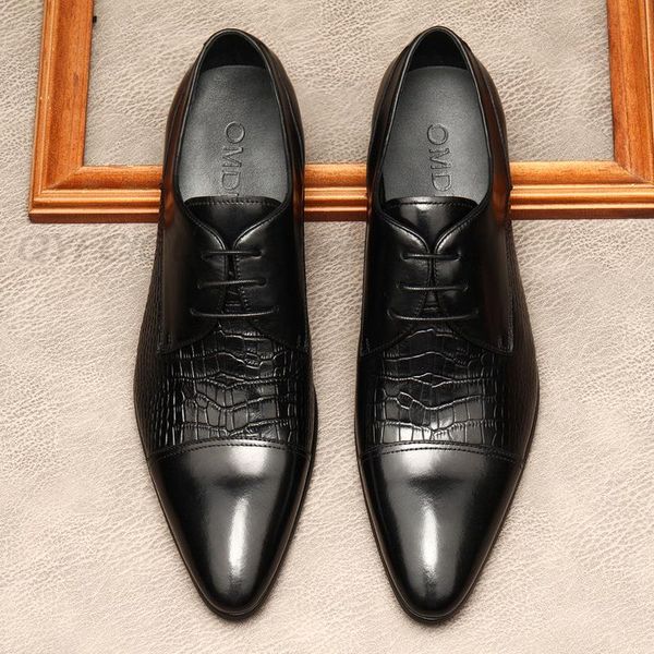 fashion black oxford mens dress shoes formal business lace-up genuine leather minimalist wedding office brogue shoes for men
fashion black oxford mens dress shoes formal business lace-up genuine leather minimalist wedding office brogue shoes for men