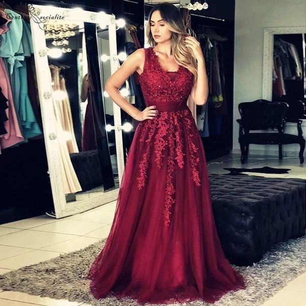 party dresses burgundy evening lace appliques beaded up a-line prom formal gowns vestido de festa 2021, White;black
party dresses burgundy evening lace appliques beaded up a-line prom formal gowns vestido de festa 2021, White;black