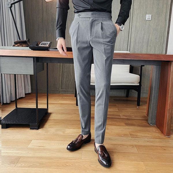 men's suits & blazers british style autumn business mens dress suit pants simple formal wear slim fit straight office trousers men clot, White;black
men's suits & blazers british style autumn business mens dress suit pants simple formal wear slim fit straight office trousers men clot, White;black