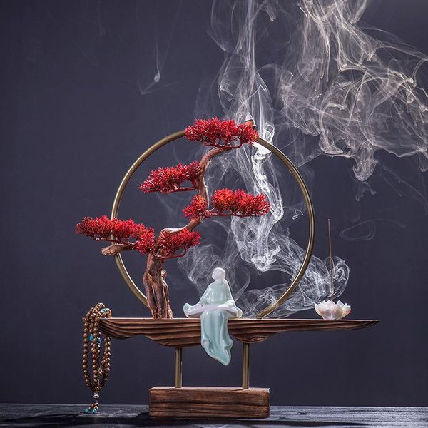 fragrance lamps backflow ceramic and wooden incense burner maple tree creative for household or office smoke waterfall sticks holder
fragrance lamps backflow ceramic and wooden incense burner maple tree creative for household or office smoke waterfall sticks holder