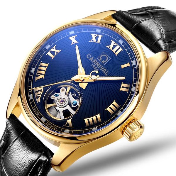 carnival men watches automatic mechanical sapphire tourbillion reloj hombre waterproof wristwatches c8660-6, Slivery;brown 
carnival men watches automatic mechanical sapphire tourbillion reloj hombre waterproof wristwatches c8660-6, Slivery;brown