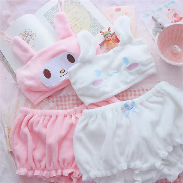 girls plush pajamas set anime women sleepwear cute velvet fluffy tube shorts comfortable rabbit ear girl home service, Black;red
girls plush pajamas set anime women sleepwear cute velvet fluffy tube shorts comfortable rabbit ear girl home service, Black;red