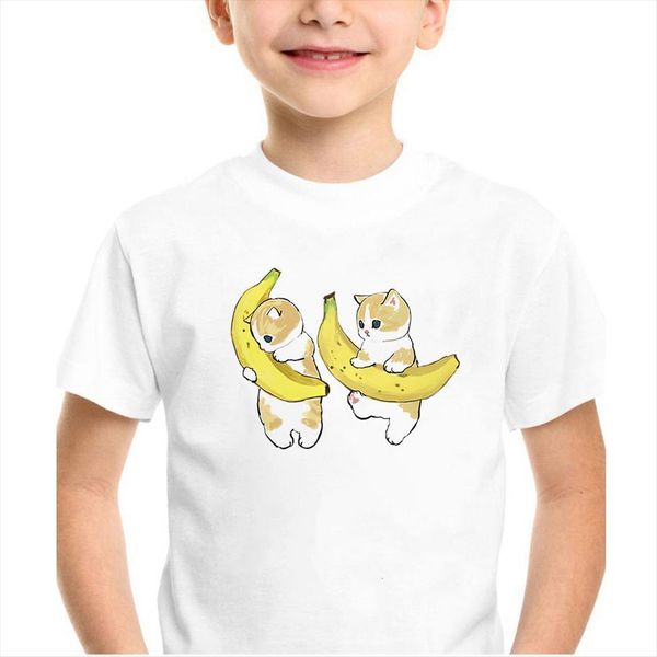 loose baby boy t shirt vogue selling two cute cat and banana graphic streetwear minimalism, Blue
loose baby boy t shirt vogue selling two cute cat and banana graphic streetwear minimalism, Blue