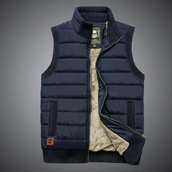 men's vests casual cardigan vest coats autumn winter plus velvet thicken warm jacket sleeveless male handsome stand collar waistcoat, Black;white
men's vests casual cardigan vest coats autumn winter plus velvet thicken warm jacket sleeveless male handsome stand collar waistcoat, Black;white