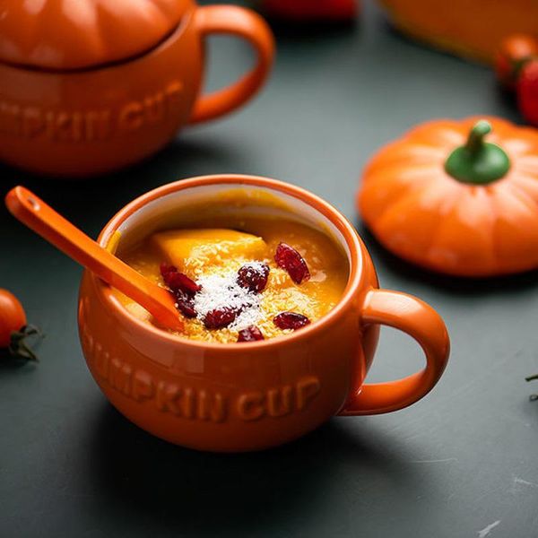 mugs 300ml/500ml lovely ceramic pumpkin coffee milk with spoon breakfast oatmeal yogurt mug funny halloween gifts for kids
mugs 300ml/500ml lovely ceramic pumpkin coffee milk with spoon breakfast oatmeal yogurt mug funny halloween gifts for kids