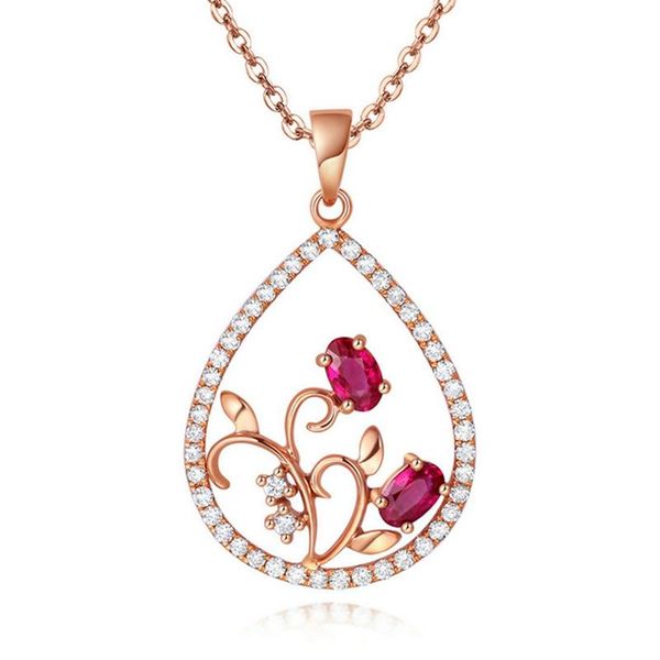 pendant necklaces elegant flower water drop rose gold color & necklace for women jewelry accessories, Silver
pendant necklaces elegant flower water drop rose gold color & necklace for women jewelry accessories, Silver