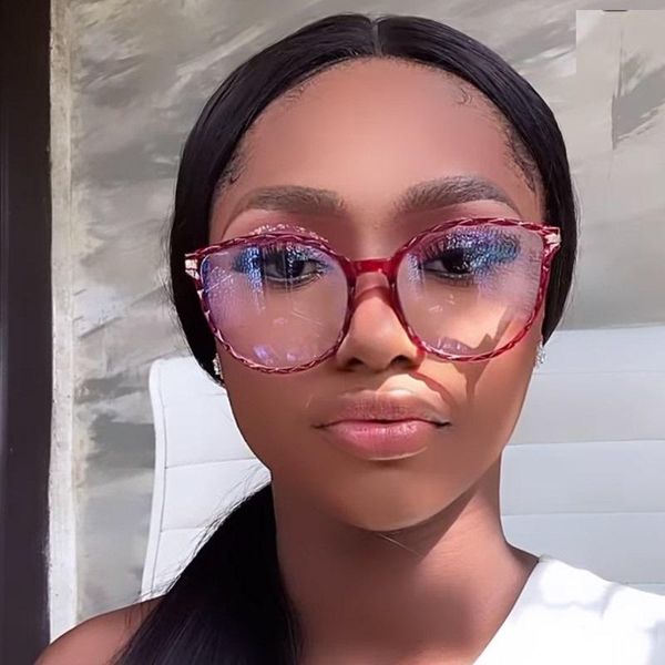 fashion sunglasses frames tr90 frame purple round glasses cat eye clear women optical blue light oculos, Black
fashion sunglasses frames tr90 frame purple round glasses cat eye clear women optical blue light oculos, Black