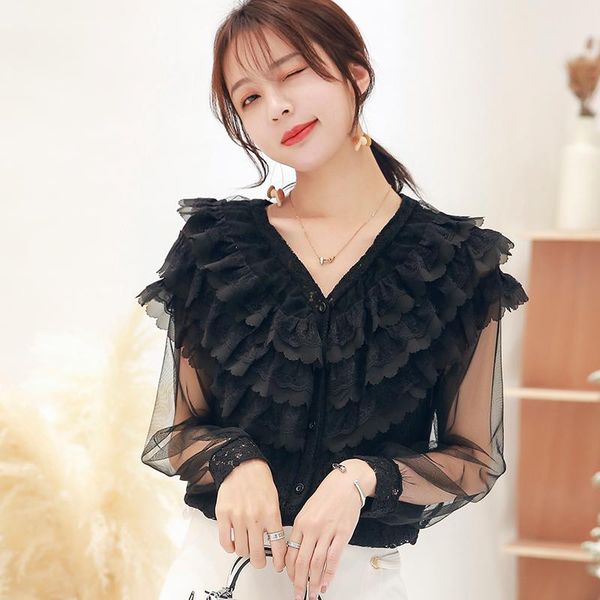 fashion full sleeve shirt womens spring lace women shirts white black apricot b6010 women's blouses &
fashion full sleeve shirt womens spring lace women shirts white black apricot b6010 women's blouses &