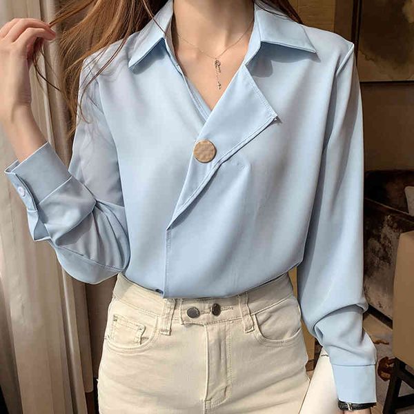 women blouses blusas mujer de moda long sleeve blouse women turn down collar chiffon blouse shirt women shirts d388 210426, White
women blouses blusas mujer de moda long sleeve blouse women turn down collar chiffon blouse shirt women shirts d388 210426, White