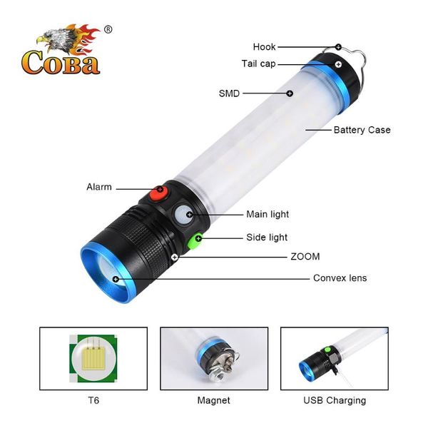 coba led tactical zoomable 12 modes by 3 switch with warning noise use 1*18650/3* battery waterproof magnetic flashlights torc to torches
coba led tactical zoomable 12 modes by 3 switch with warning noise use 1*18650/3* battery waterproof magnetic flashlights torc to torches