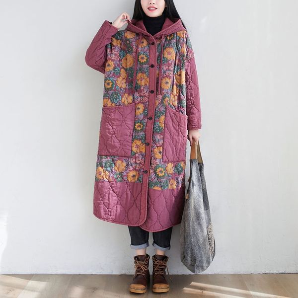 chinese style clothing women clothes 2021 winter plus cotton parkas coat women hooded print thicken warm loose coat female 12101, Red
chinese style clothing women clothes 2021 winter plus cotton parkas coat women hooded print thicken warm loose coat female 12101, Red