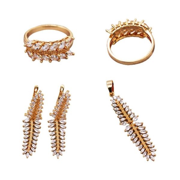 earrings & necklace fashion jewelry sets accessories gold hoop rings pendent white stone zircon women 3pcs set, Silver
earrings & necklace fashion jewelry sets accessories gold hoop rings pendent white stone zircon women 3pcs set, Silver