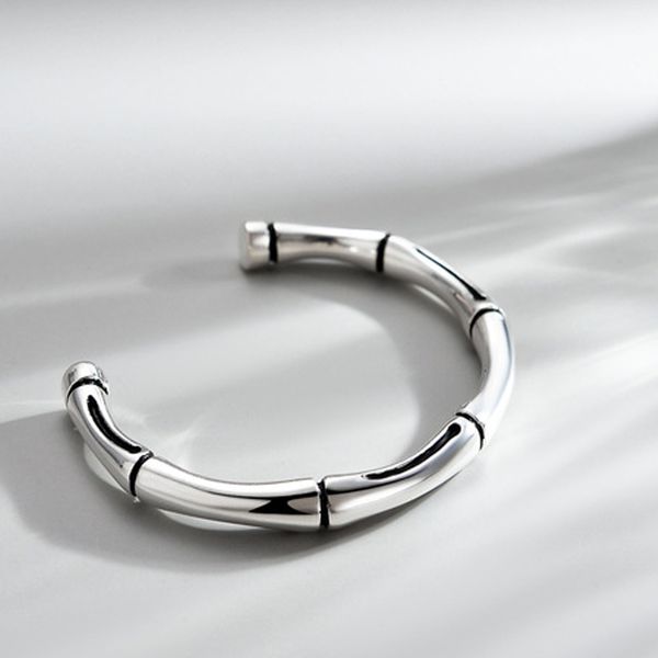 women men bamboo joint open bangle with stamp simple style cute bangles bracelet fashion jewelry gift for love couple, Black
women men bamboo joint open bangle with stamp simple style cute bangles bracelet fashion jewelry gift for love couple, Black