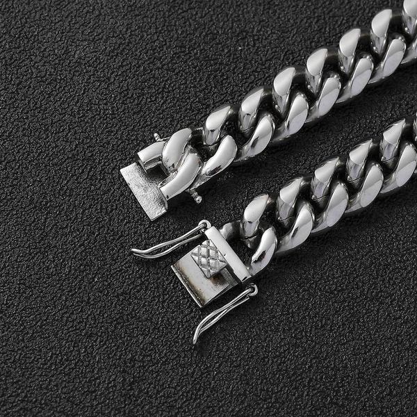 factory wholesale hip hop 14mm titanium necklace jewelry round ground miami chain smooth buckle stainless steel cuban chain necklace popular
factory wholesale hip hop 14mm titanium necklace jewelry round ground miami chain smooth buckle stainless steel cuban chain necklace popular