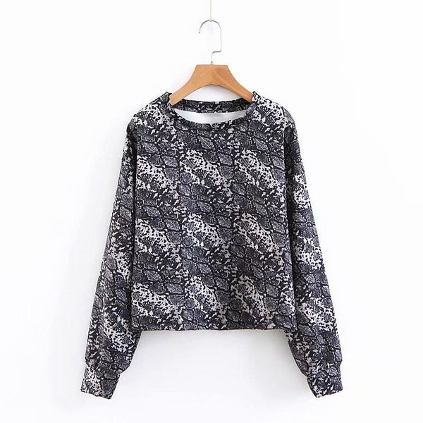 women's hoodies & sweatshirts women animal pattern sweatshirt leopard print long sleeve o neck female fashion casual loose mujer, Black
women's hoodies & sweatshirts women animal pattern sweatshirt leopard print long sleeve o neck female fashion casual loose mujer, Black