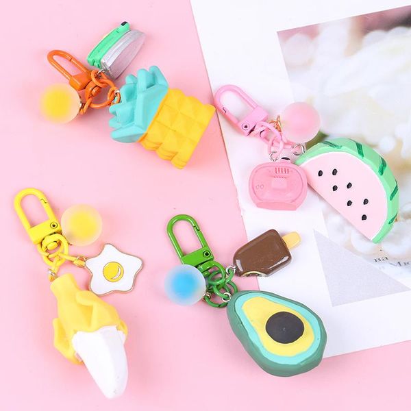 keychains simulated fruit cute car key holder keyring watermelon banana avocado pineapple keychain for women jewelry, Silver
keychains simulated fruit cute car key holder keyring watermelon banana avocado pineapple keychain for women jewelry, Silver