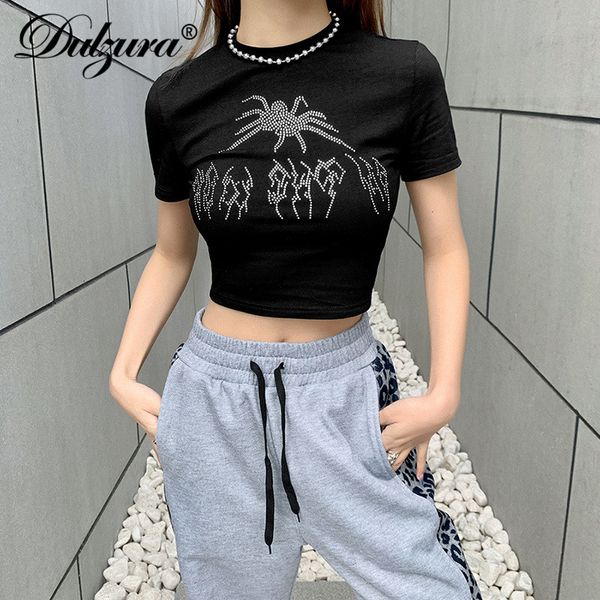 rhinestone spider letter print women short sleeve t shirt crop bodycon streetwear club 2021 spring summer, Black;white
rhinestone spider letter print women short sleeve t shirt crop bodycon streetwear club 2021 spring summer, Black;white