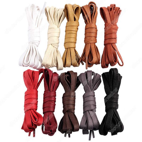 fashion 10 colors 120 cm shoelaces waterproof 7 mm width flat waxed shoelace durable casual leather shoe strings, White;pink
fashion 10 colors 120 cm shoelaces waterproof 7 mm width flat waxed shoelace durable casual leather shoe strings, White;pink