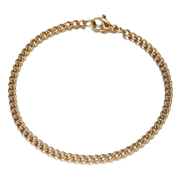 link, chain 316l stainless steel simple anklet titanium lobster clasp ladies bracelet couple no fade, Black
link, chain 316l stainless steel simple anklet titanium lobster clasp ladies bracelet couple no fade, Black